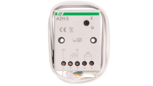 Automat zmierzchowy z zewnętrzną sondą hermetyczną 2-1000lx 12V 16A AZH-S-12V