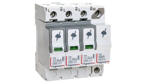 Ogranicznik przepięć Typ T1+T2 3P+N 12,5kA 1,5kV ON 300 TT/TNS 412277