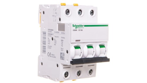 Wyłącznik nadprądowy 3P B 13A 6kA AC iC60N-B13-3 A9F03313