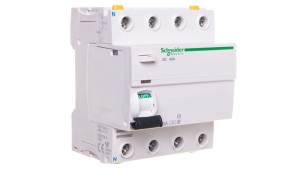 Wyłącznik różnicowoprądowy 4P 40A 0,1A typ SI A9Z32440