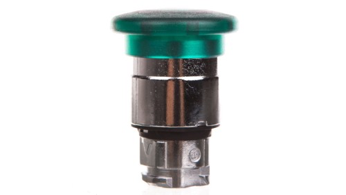 Główka podśw. przycisku grzybk. O22 zat. awar. ziel. O40 z sam. powr. zint.LED ZB4BW433