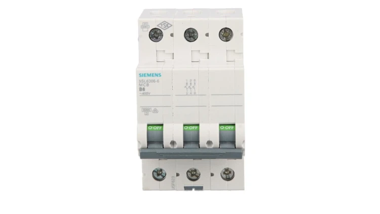 Wyłącznik nadprądowy 3P B 6A 6kA AC 5SL6306-6