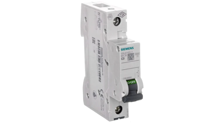 Wyłącznik nadprądowy 1P C 3A 6kA AC 5SL6103-7