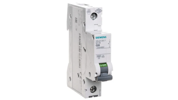 Wyłącznik nadprądowy 1P C 20A 6kA AC 5SL6120-7