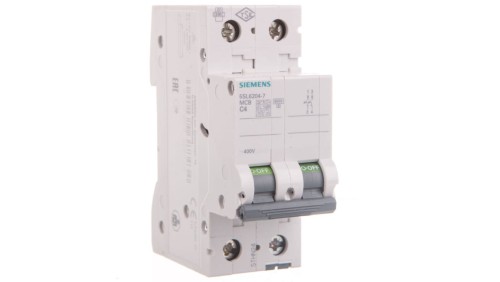 Wyłącznik nadprądowy 2P C 4A 6kA AC 5SL6204-7