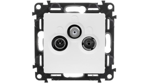 VALENA LIFE Gniazdo antenowe RTV/SAT końcowe biały 753152