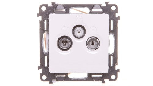 VALENA LIFE Gniazdo antenowe RTV/SAT przelotowe biały 753165