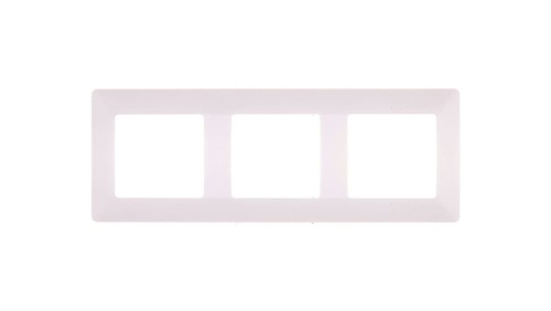 VALENA LIFE Ramka potrójna biała 754003