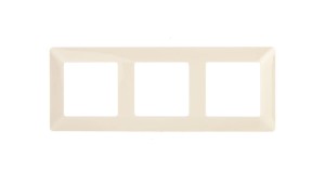 VALENA LIFE Ramka potrójna kremowa 754043