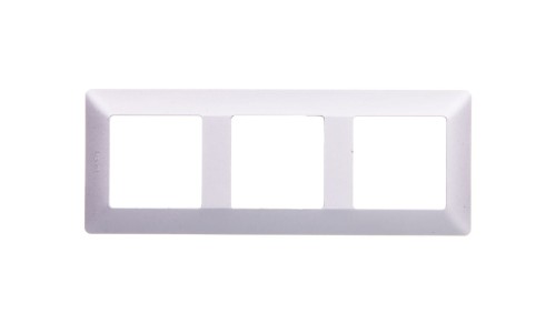 VALENA LIFE Ramka potrójna aluminium 754133