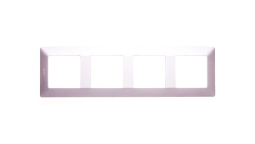 VALENA LIFE Ramka poczwórna aluminium 754134