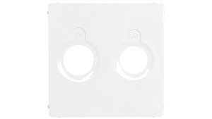 VALENA LIFE Plakietka gniazda antenowego biały 754820