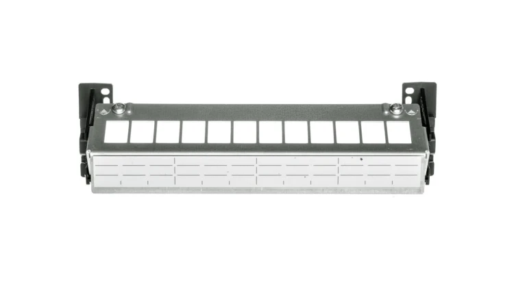 Złącze modułowe 12xRJ45 Keystone na szynę FZ12MK