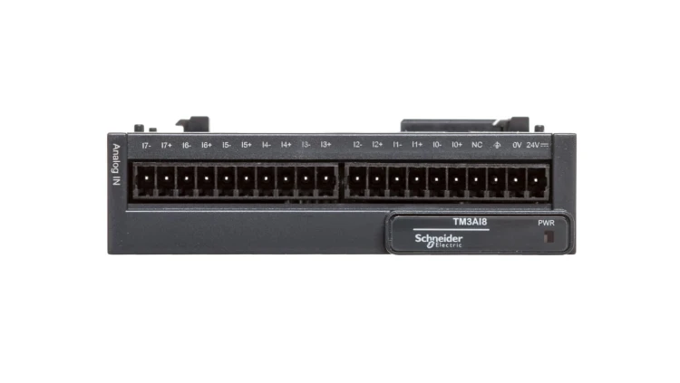 Moduł 8-wejśc analogowych Modicon TM3-8 TM3AI8