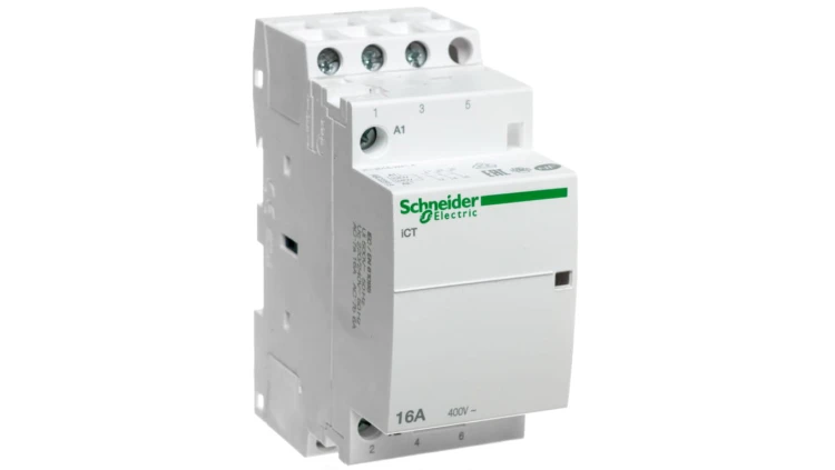Stycznik modułowy iCT - 3-biegunowy - 3 NO - 16A - 220..240 V AC A9C22813