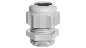 Dławnica kablowa poliamidowa M32 IP68 HELUTOP HT-M32 jasnoszara 93912