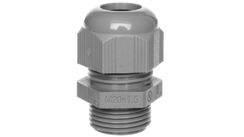 Dławnica kablowa poliamidowa M20 IP68 HELUTOP HT-M20 ciemnoszara 93925