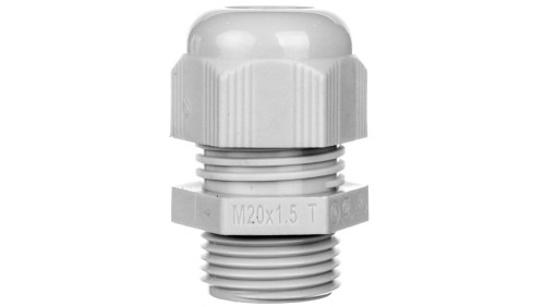 Dławnica kablowa poliamidowa M20 IP68 HELUTOP HT-M20 jasnoszara 93910