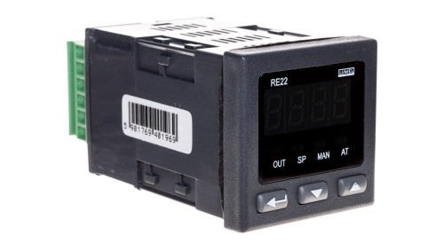 Regulator temperatury wejście uniwersalne temperaturowe wyjście przekaźnikowe zasilanie 230V AC bez atestu KJ RE22 11100M0