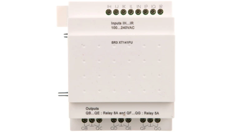 Moduł rozszerzenia 8 wejść cyfrowych 6 wyjścia przekaźnikowe 240V AC Zelio SR3XT141FU