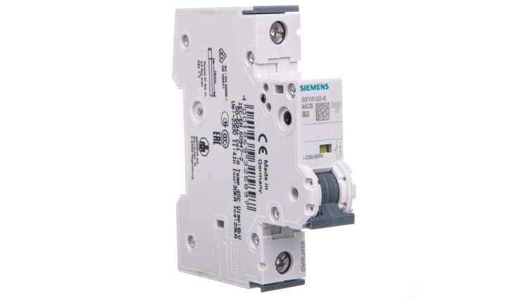 Wyłącznik nadprądowy 1P B 2A 6kA SENTRON 5SY6102-6
