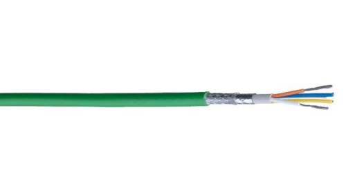 Kabel PROFINET 4x22AWG kat.5e PVC linka zielony BL-70007E.01B100 /100m/