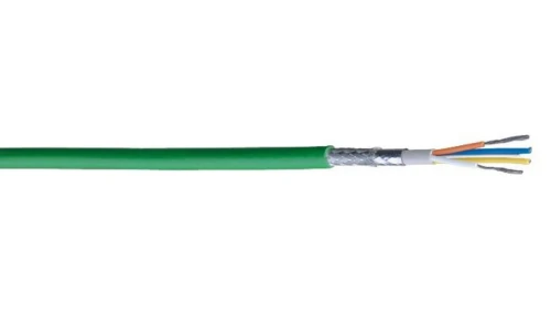 Kabel PROFINET 4x22AWG kat.5e PVC linka zielony BL-70007E.01B100 /100m/