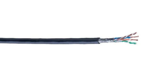 Kabel teleinformatyczny przemysłowy SF/UTP kat.5e 4x2xAWG26/7 linka PUR BL-74002PU.01500 /bębnowy/