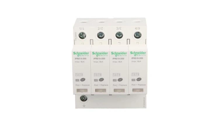 Ogranicznik przepięć Typ T2 4P 8kA 1,1kV 350V iPRD-8-8kA-350V-4P A9L08400