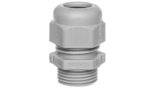 Dławnica kablowa poliamidowa M20 IP68 V-TEC VM20 jasnoszara 2022847