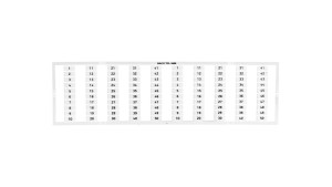 Oznaczniki WMB 2x 1-50 793-5666 /5szt./