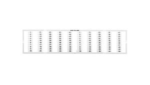 Oznaczniki WMB 2x 1-50 793-4666 /5szt./