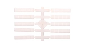 Oznacznik elastyczny do złączek szynowych EO3 /bez nadruku/ 20x10szt. 003901750