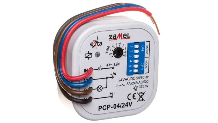 Przekaźnik czasowy 24V AC/DC PCP-04/24V EXT10000089
