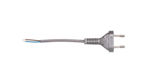 Przewód przyłączeniowy bez wyłącznika 190cm srebrny SP-190/2X0,5/-SRB YNS10000439