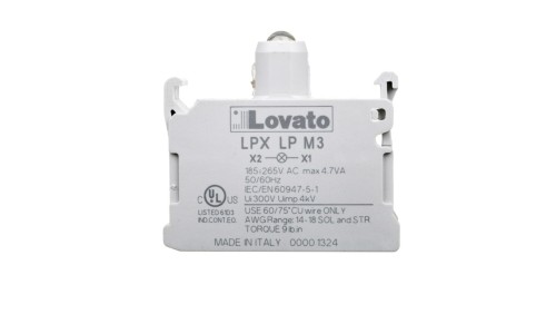 Lampka LED zielona fi 22mm 185-265V AC światło ciągłe LPXLPM3