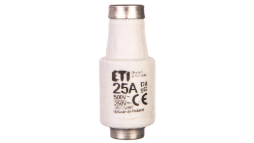 Wkładka bezpiecznikowa 25A DII gG / BiWtz 500V AC/250V DC E27 002312407 /5szt./