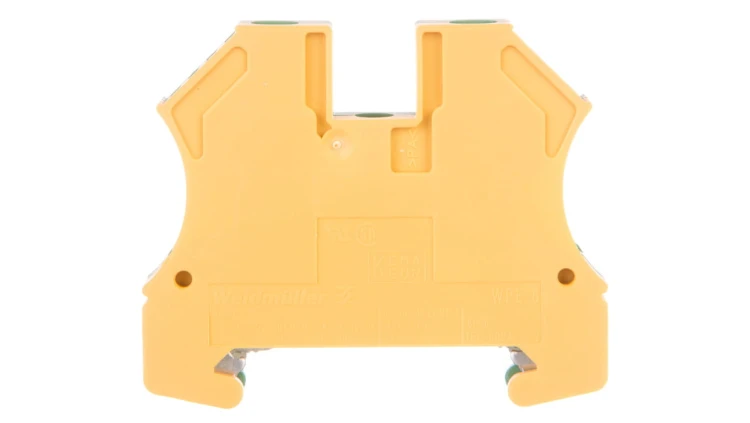 Złączka szynowa ochronna PE 6mm2 żółto-zielona WPE 6 1010200000