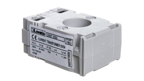 Przekładnik prądowy 50/5A, klasa 1, średnica otworu 22mm DM0T0050