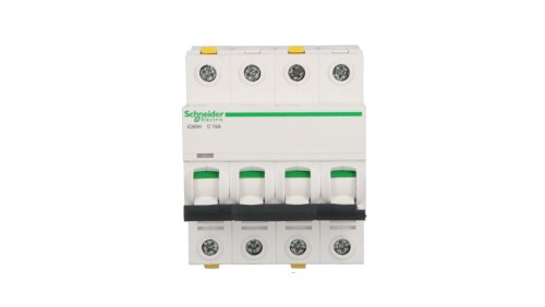 Wyłącznik nadprądowy 4P C 16A 10kA AC iC60H-C16-4 A9F07416