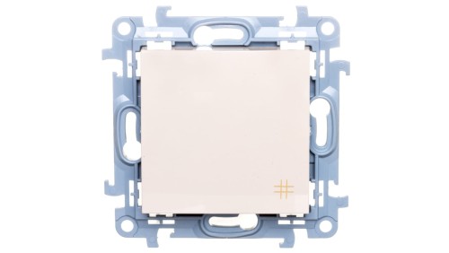 Simon 10 Łącznik krzyżowy 10AX IP20 kremowy CW7.01/41