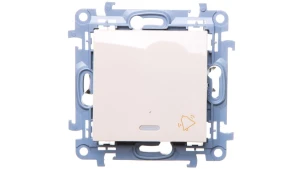 Simon 10 Przycisk /dzwonek/ z podświetleniem LED kremowy CD1L.01/41