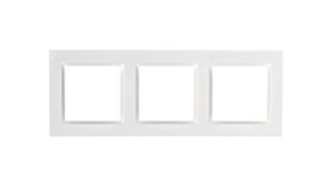 Simon 10 Ramka potrójna biała CR3/11