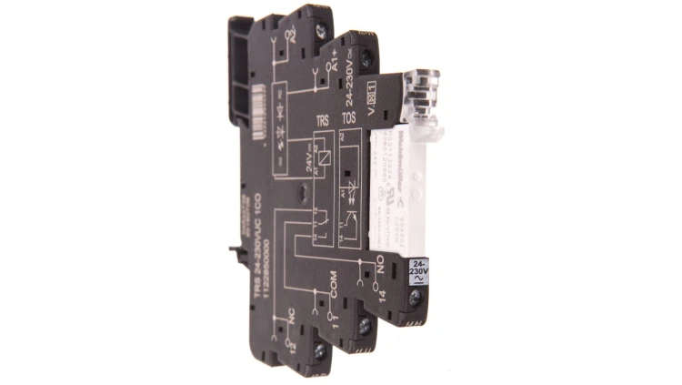 Przekaźnik przemysłowy 1P 6A 24-230V AC/DC TRS 24-230VUC 1CO 1122850000