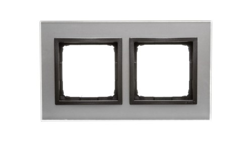 Simon 54 Nature Ramka podwójna szkło BURZOWA CHMURA DRN2/72