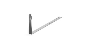 Uchwyt pod dachówkę L-415mm H-150mm ocynk skręcony z zaczepem 11.3/Z OG /91102502/