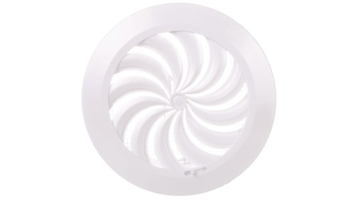 Kratka wentylacyjna fi 100mm biała siatka T95