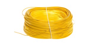 Przewód instalacyjny H05V-K (LgY) 0,5 żółty /100m/