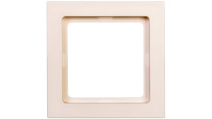 Berker Q.3 Ramka pojedyncza pozioma/pionowa biała aksamit 10116099