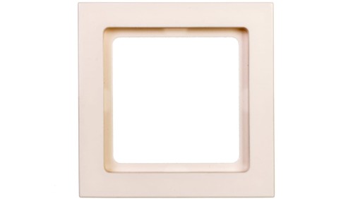 Berker Q.3 Ramka pojedyncza pozioma/pionowa biała aksamit 10116099